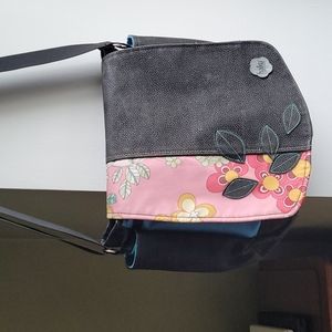 Haiku To Go Shoulder Bah Crossbody Messenger Vegan Pebble Leather